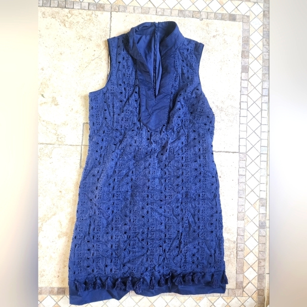 Eliza J Navy Dress